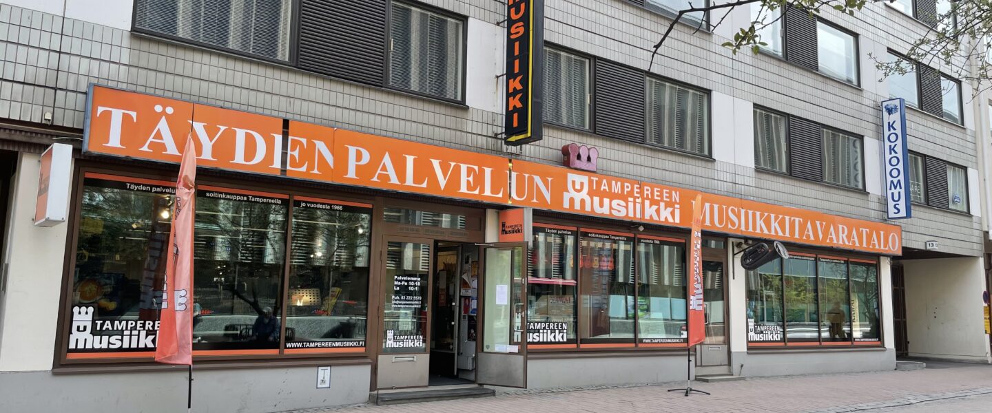 タンペレの楽器店 Tampereen Musiikki 行ってみたよ