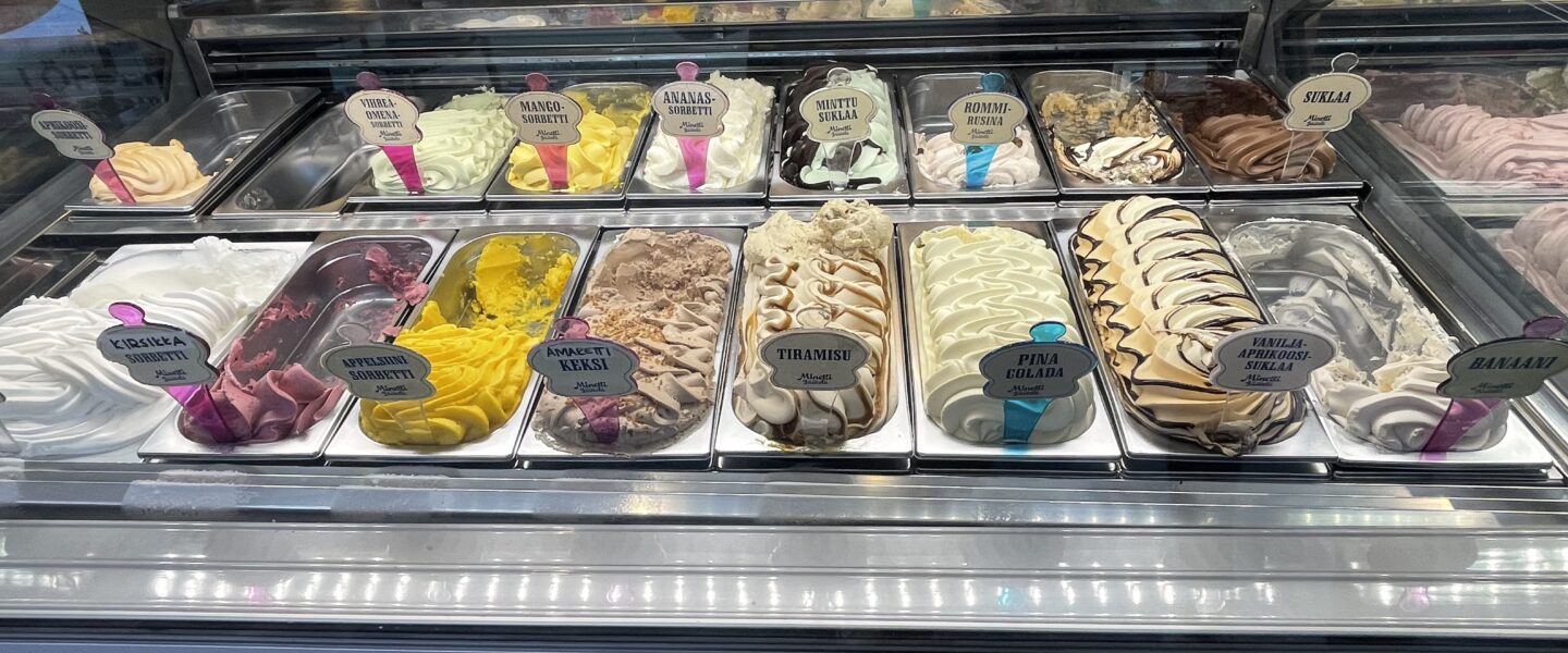 タンペレおすすめのアイスクリーム屋さん   Minetti行ってみたよ