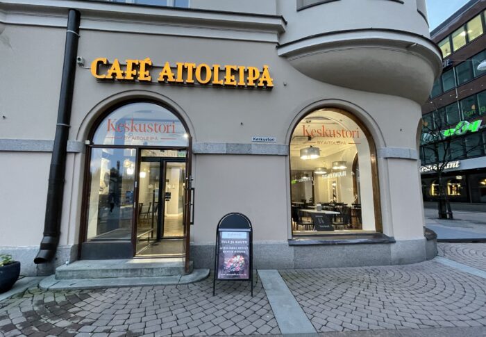 タンペレのおすすめカフェ　Aitoleipä　行ってみたよ