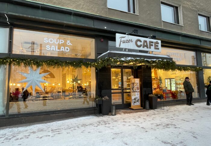 タンペレのおすすめカフェ　Fazer Café Hämeenkatu　行ってみたよ