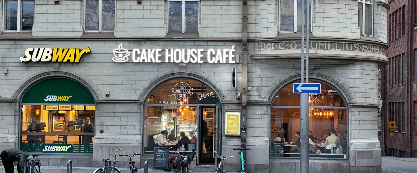 タンペレのおすすめカフェ　HF Cake House Café　行ってみたよ